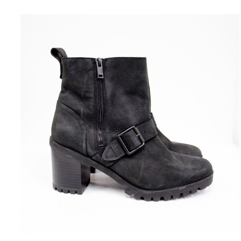 UGG Boots Women's 10 Fern Black Nubuck Leather 1003792 - Picture 10 of 15